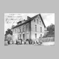 030-0074 Die Ansichtskarte -Gruss aus Gross Nuhr- zeigt das Haus der Baeckerei von A. Lindenau.jpg
